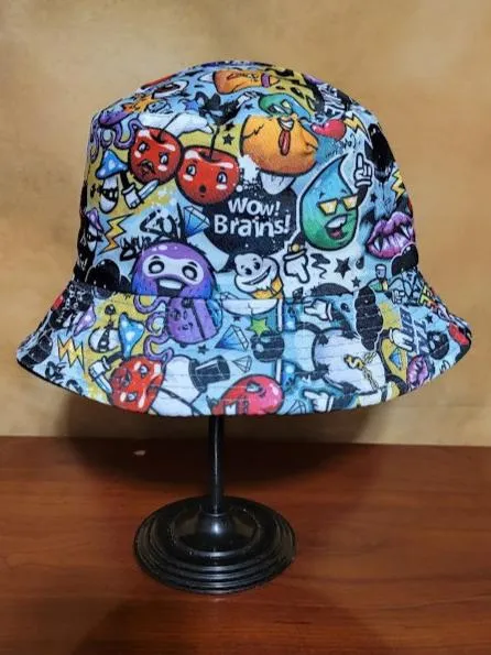 Adult Size Graffiti Fun Bucket Hat
