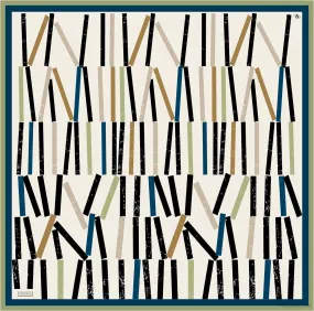 Armine Geometric Silk Scarf #85