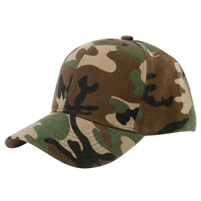 Camouflage Half Mesh Army Baseball Cap BC008