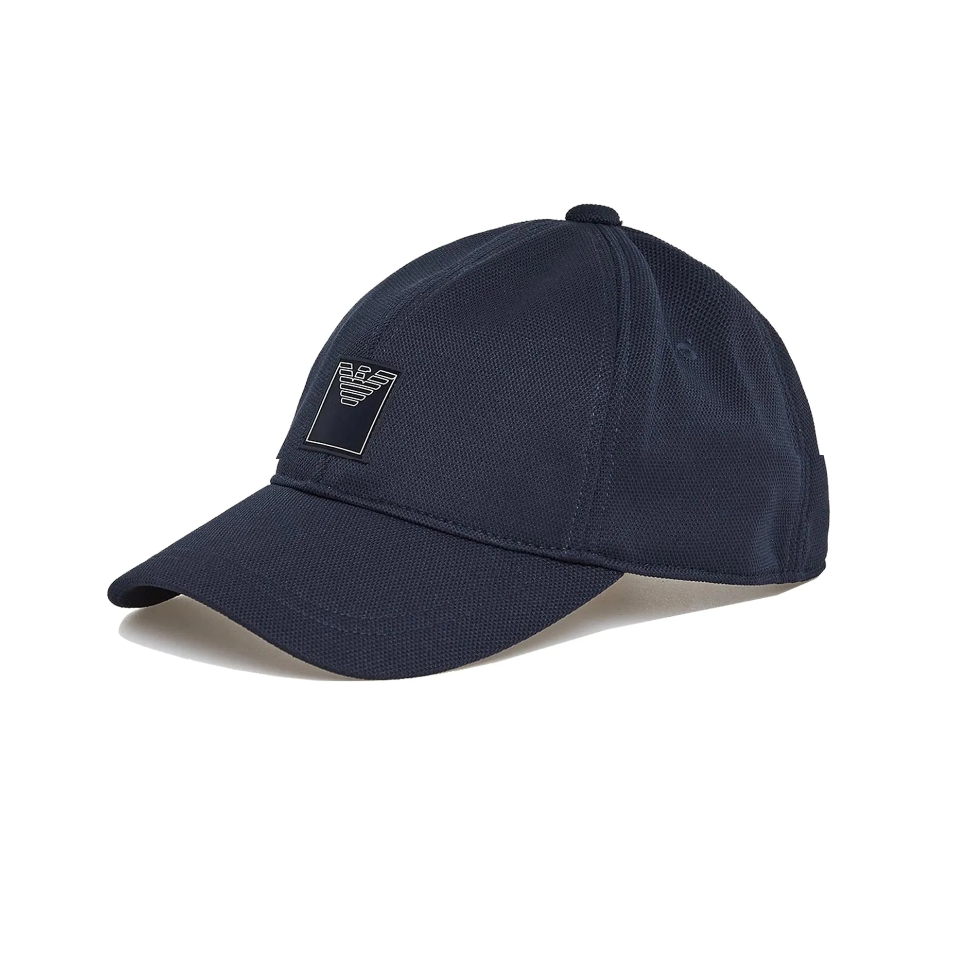 Emporio Armani Woven Beach Piquet Baseball Cap Armani Blue