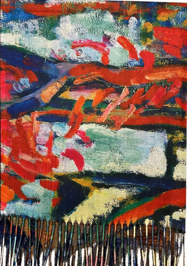 Fine Art Reversible Scarf/Wrap #5