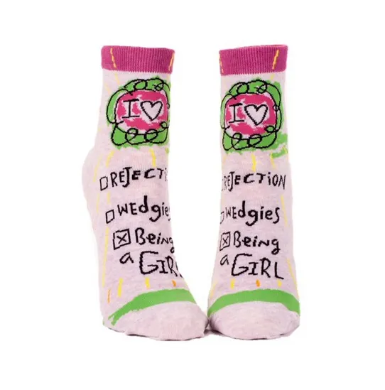 I Love Being A Girl Ankle Socks
