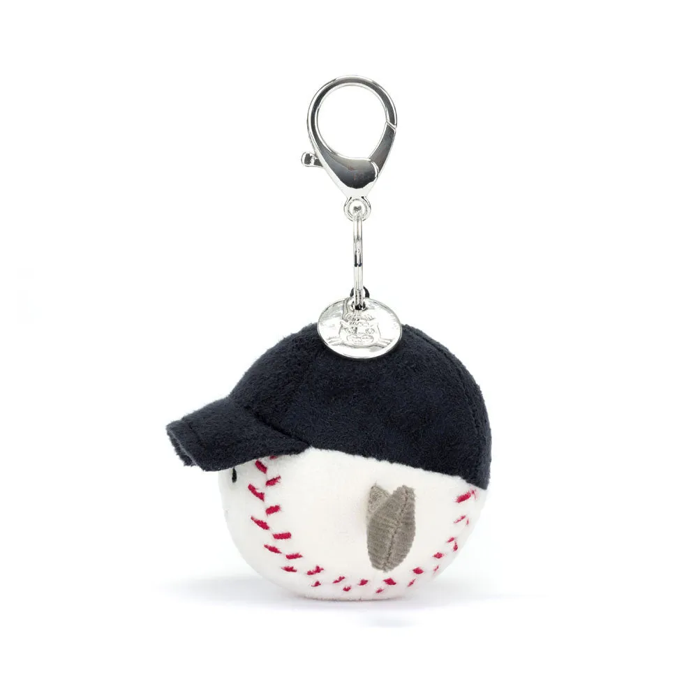 Jellycat Bag Charm Amuseable Sports Baseball