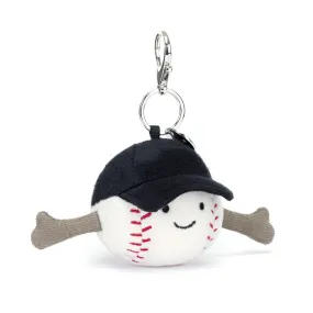 Jellycat Bag Charm Amuseable Sports Baseball