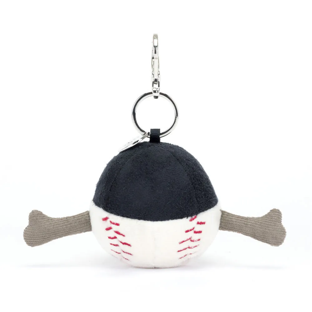 Jellycat Bag Charm Amuseable Sports Baseball