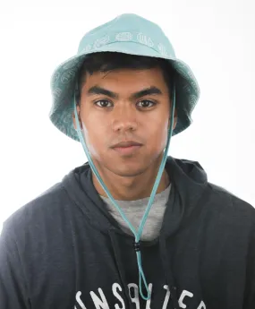 Logo chinstrap bucket hat
