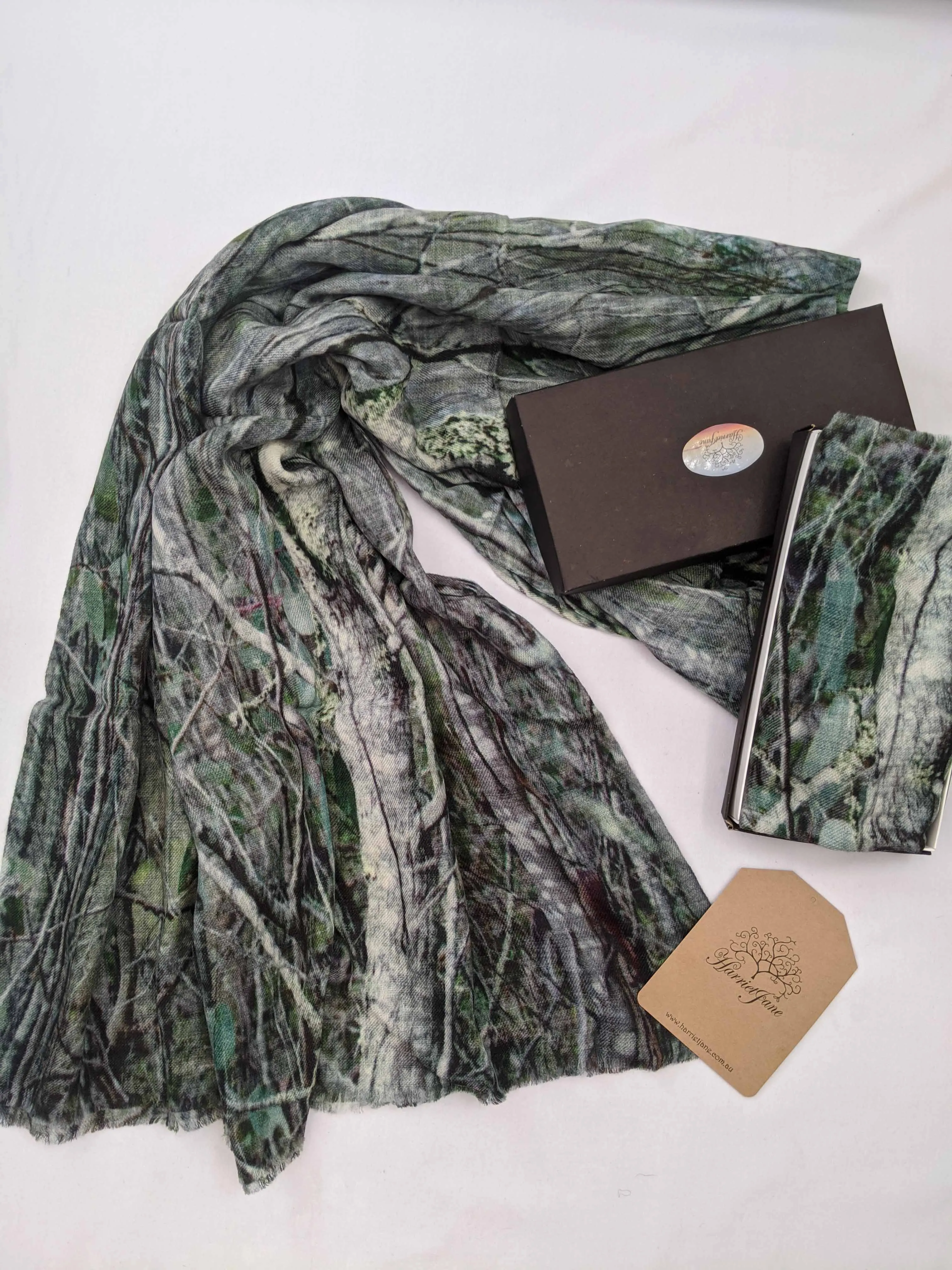 MT BEAUTY WOOL & SILK SCARF