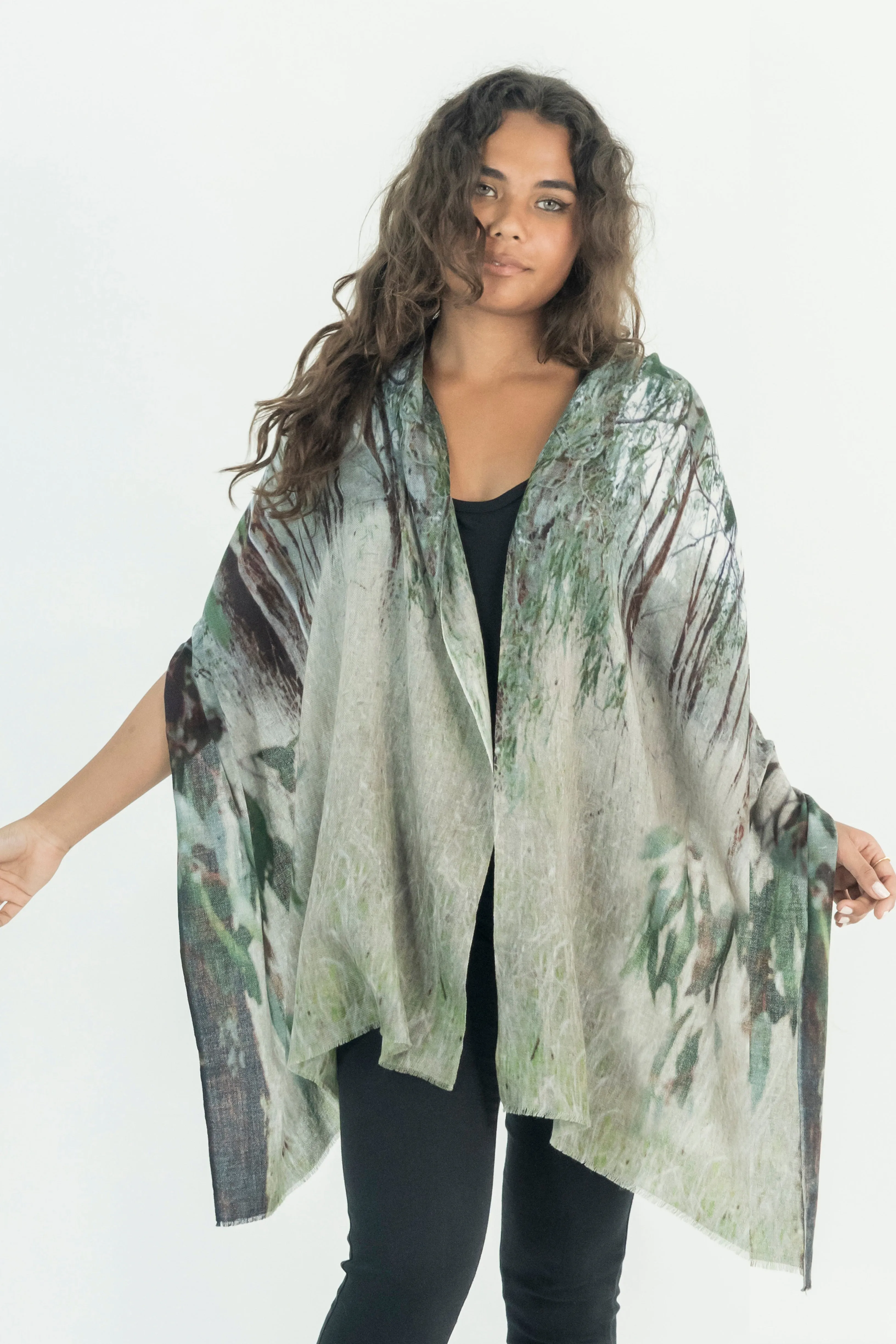 NATIVE BUSHLAND WOOL & SILK SCARF
