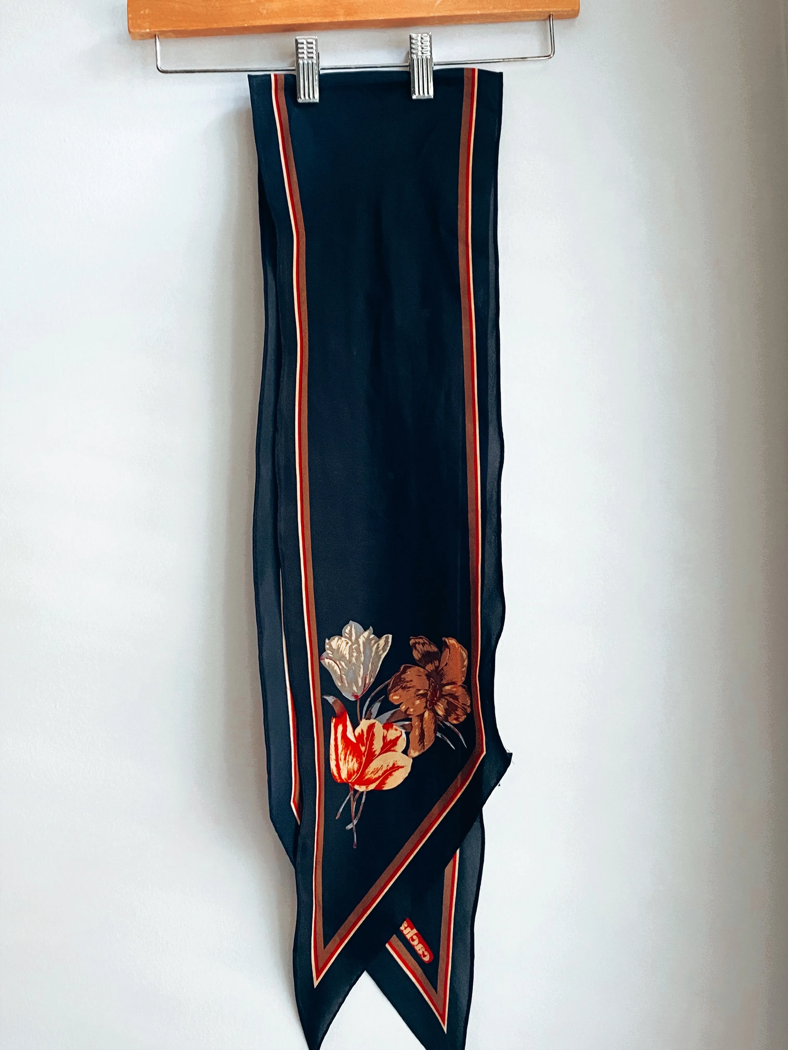 Navy Joan Scarf