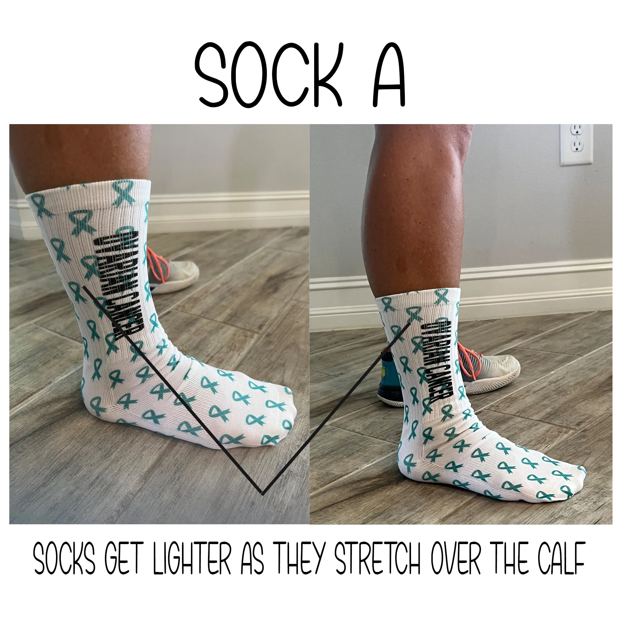 Personalized Rainbow Crew Socks
