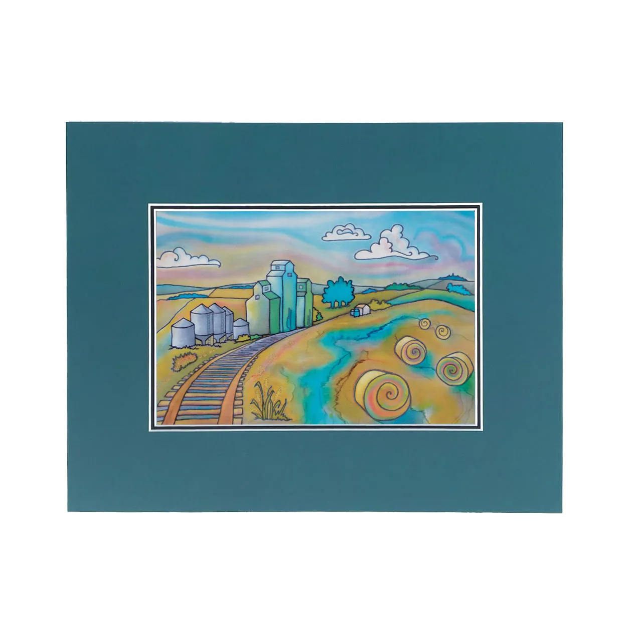 Prairie Dusk - Railway Print | 14"x11"