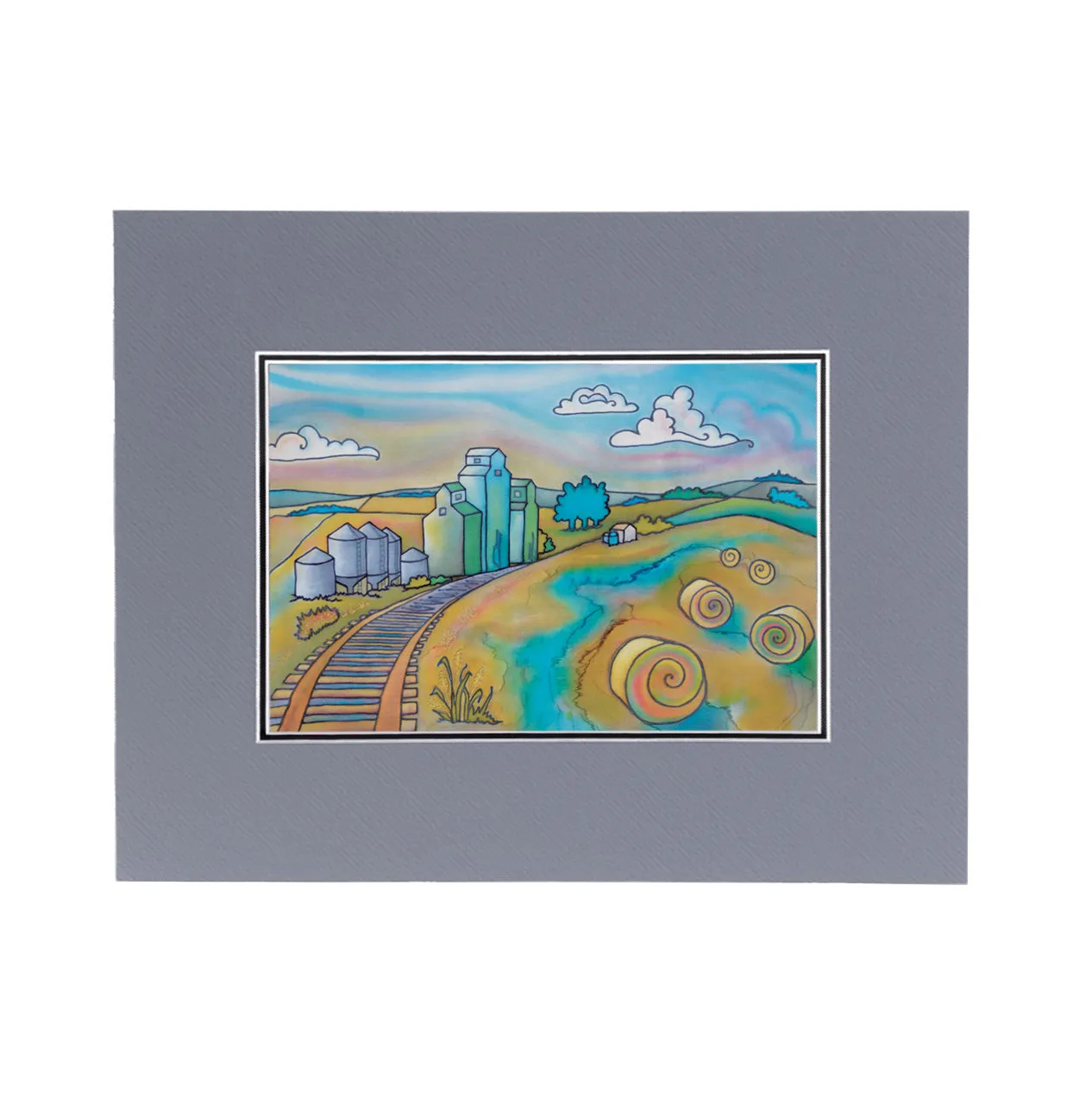 Prairie Dusk - Railway Print | 14"x11"