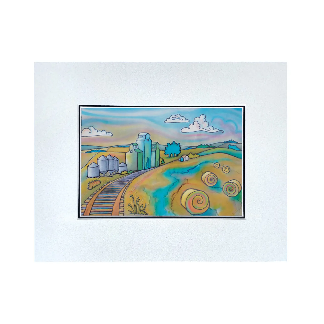 Prairie Dusk - Railway Print | 14"x11"