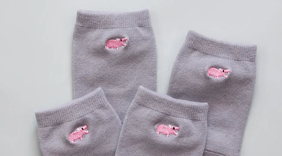 Set of 5 Low Cut Socks - Softy Friends