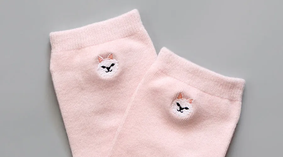 Set of 5 Low Cut Socks - Softy Friends