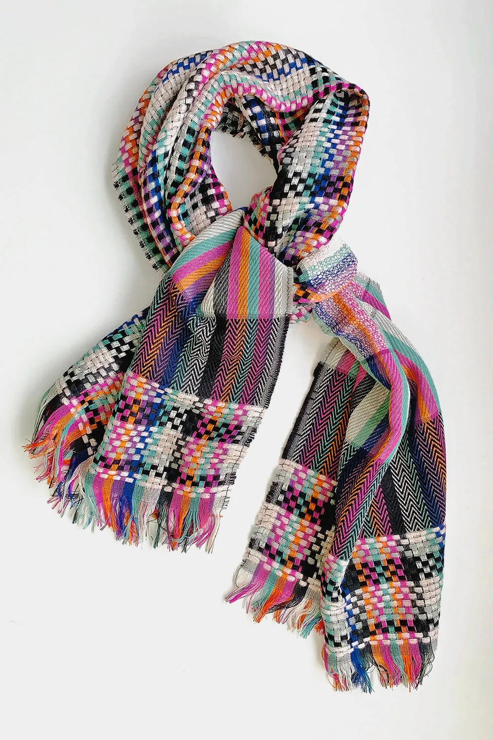 Shay Scarf - Bone/Multi