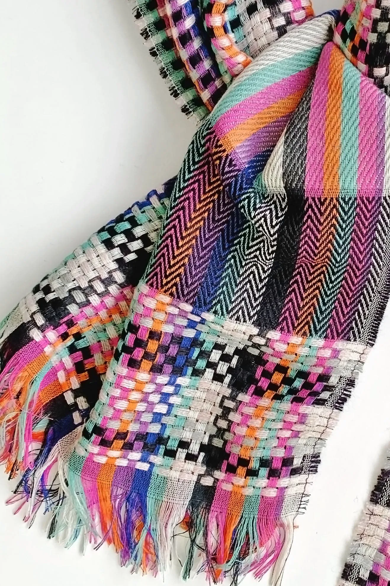 Shay Scarf - Bone/Multi