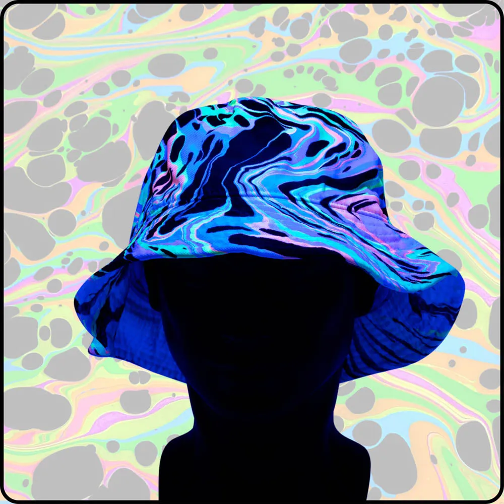 Space Spiders UV Hydro-Dipped Bucket Hat