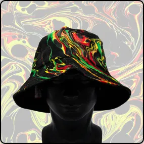 Spit Fire RGB Hydro-Dipped Bucket Hat