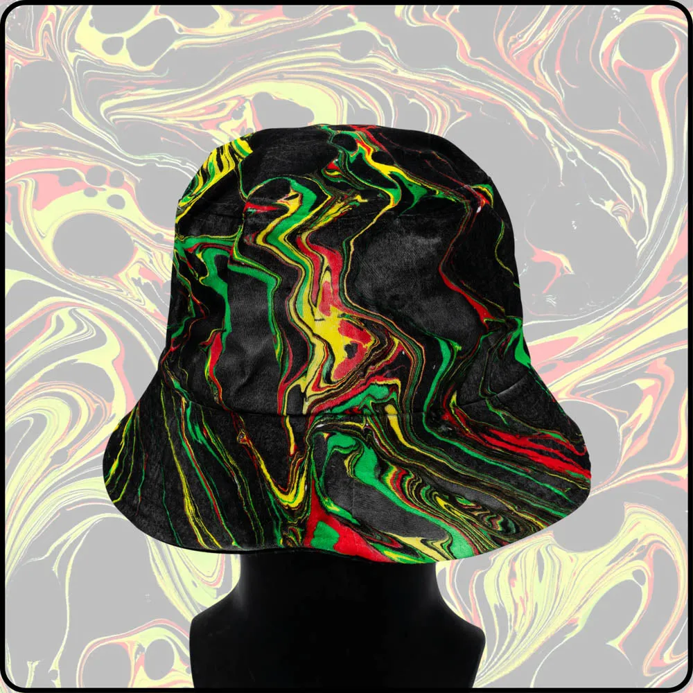 Spit Fire RGB Hydro-Dipped Bucket Hat