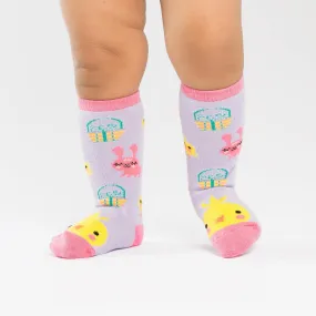 Toddler Hoppy Easter Non-Skid Knee High Socks (Kids)