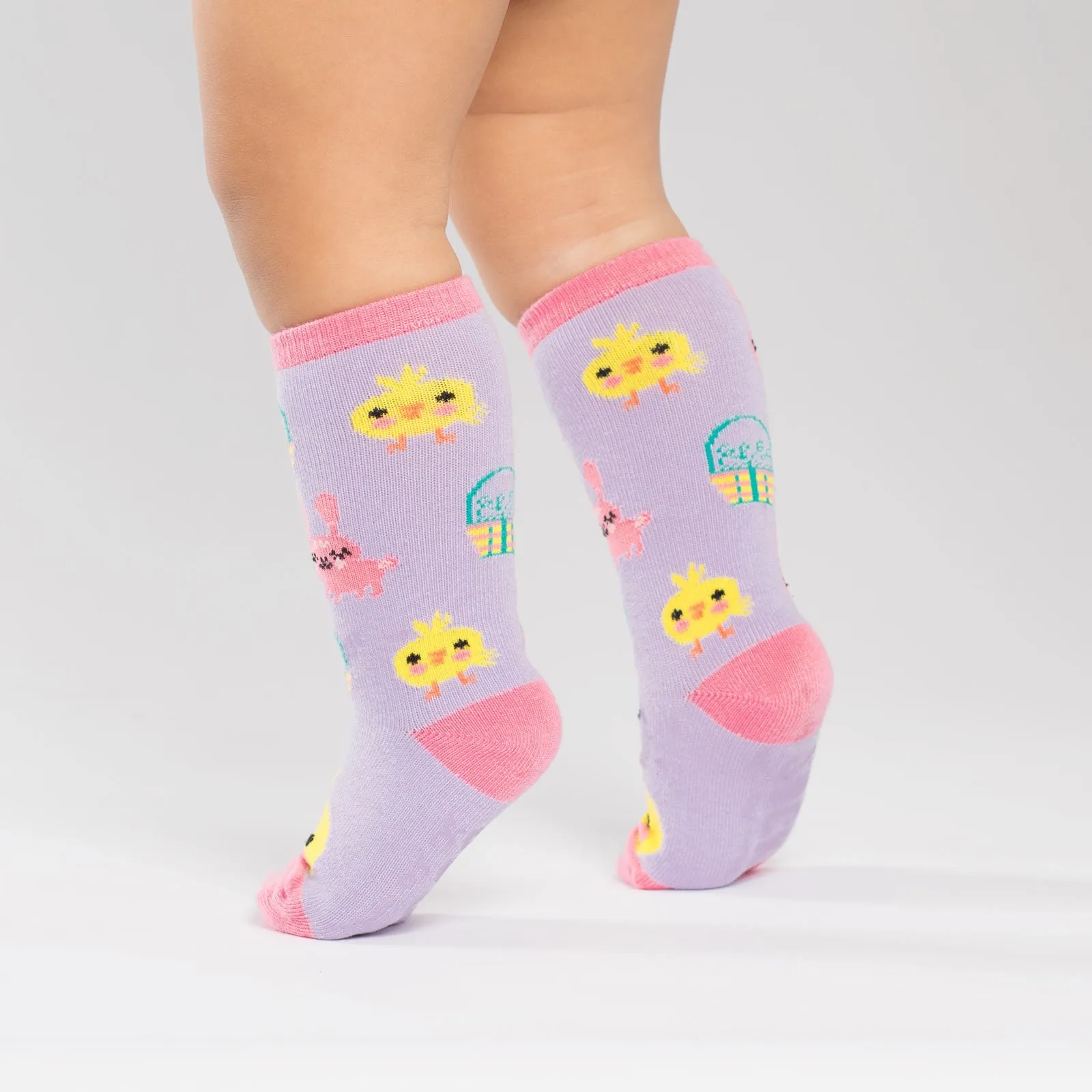 Toddler Hoppy Easter Non-Skid Knee High Socks (Kids)