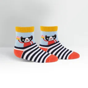 Toddler Meow Non-Skid Socks (Kids)