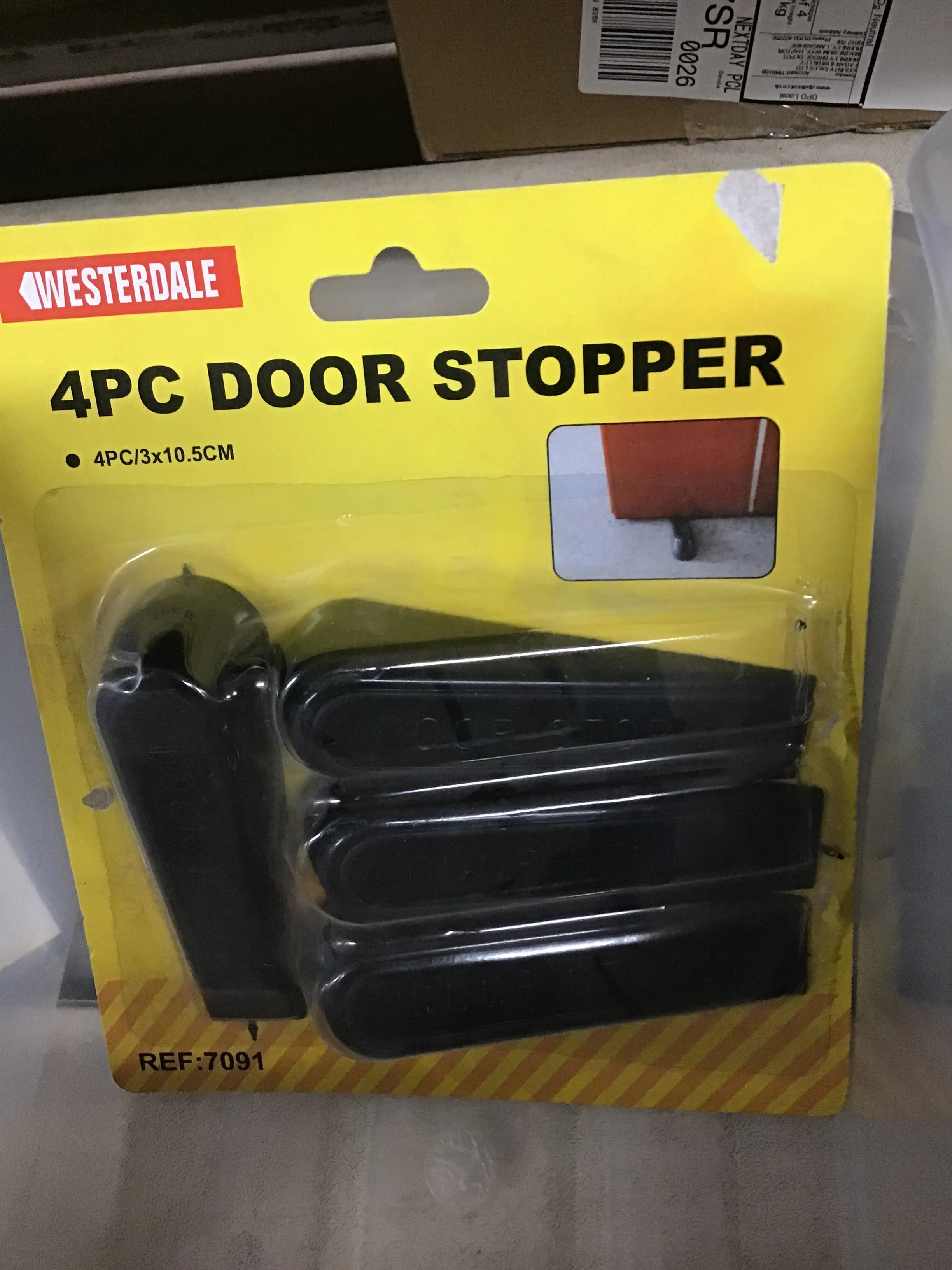 Westerdale Rubber Door Stopper 4 Pack